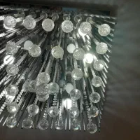 لوستر سقفی کریستالی جنس خوب به همراه کنار دیواری|لوستر و چراغ آویز|تهران, امام زاده حسن|دیوار