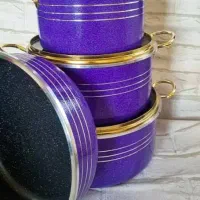 قابلمه های گرانیتی در رنگ بندی مختلف جنس ضخیم|ظروف پخت‌وپز|رامسر, |دیوار