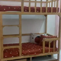 تخت دوطبقه چوبی ترند