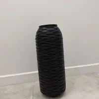 گلدان شیشه ای بزرگ رنگ مشکی