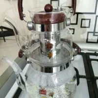 ست کتری و قوری شیشه ای