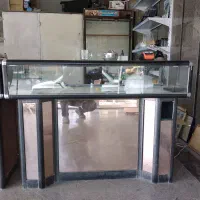 میز پیشخوان ویترینی سالم از جنس آلومینیوم