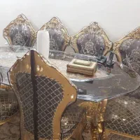 مبلمان بهمراه ناهار خوری،ویترین،تخت،میزآرایش|مبلمان خانگی و میز عسلی|اصفهان, ملک‌شهر|دیوار