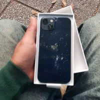 فروش آیفون ۱۳ نرمال مشکی دو سیم خیلی تمیز