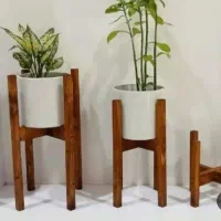استند چوبی گلدان