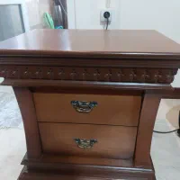 یک عدد پاتختی چوبی|تخت و سرویس خواب|تهران, نارمک جنوبی|دیوار