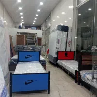 تخت یک نفره و دو نفره چوبی وفلزی و تشک طبی و فنری