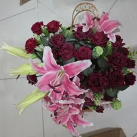 سبد گل از خواستگاری تا عروسی|گل مصنوعی|قزوین, |دیوار