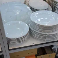 چینی سفید گردو چهار گوش لب طلا|ظروف سرو و پذیرایی|نیشابور, فردوسی جنوبی|دیوار