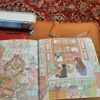 کتاب رنگ آمیزی بزرگسال|کتاب و مجله آموزشی|اصفهان, درب کوشک|دیوار