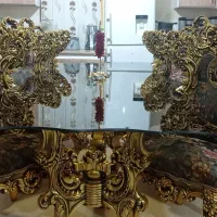 فروش مبل ۹نفره سلطنتی به همراه غذاخوری شیک ۸نفره|مبلمان خانگی و میز عسلی|لواسان, |دیوار