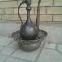 افتابه لگن کهنه صفوی|کلکسیون اشیاء عتیقه|شیراز, لاله|دیوار