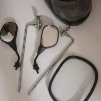 کلاه موتور و چادر موتور ضد آب و تلق و اینه موتور