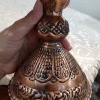 میوه خوری مس سیاه قلم،ظرف مسی قطر ۳۰ ارتفاع ۲۴سانت|ظروف سرو و پذیرایی|تهران, مرزداران|دیوار