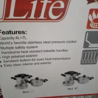 زودپز دوقلو آلمانی لایف نو داخل کارتون|ظروف پخت‌وپز|کرمانشاه, |دیوار