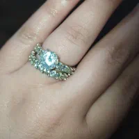 حلقه و پشت حلقه نقره اصل