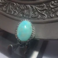 انگشتر فیروزه کهنه قدیمی|جواهرات|سمنان, |دیوار