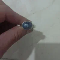 انگشتر نقره با نگین شجر