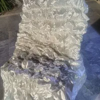 کاور یا روکش صندلی ساتن کشدوزی