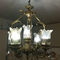 لوستر برنزی دو عدد