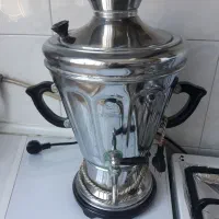 سماور برقی کم کار کرده تمیز و سالم