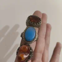 سه عدد انگشتر|کلکسیون اشیاء عتیقه|اصفهان, ناژوان|دیوار