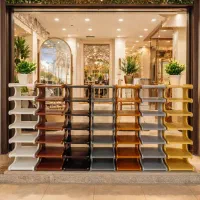 جاکفشی MDF کم‌جا ۸ طبقه