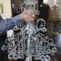 لوستر  کریستالی ۱۲ شاخه