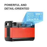 پاوراستیشن اضطراری 1500وات (نیروگاه برق قابل حمل)