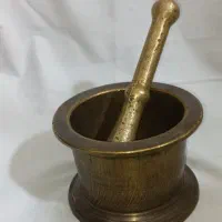 هاونک قدیمی سالم|کلکسیون اشیاء عتیقه|نور, |دیوار