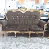 مبل دست دو.توافقی. ۹ نفره سلطنتی. با ویترین.