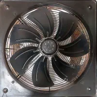 فن صنعتی آکسیال دمنده سالم تمیز و کم کار