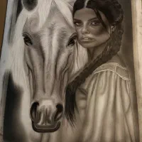 سفارش تابلو سیاه قلم