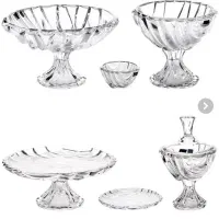 سرویس پذیرایی برند کریستال بامبو ۱۲ نفره