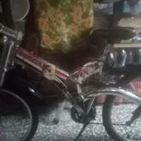 دوچرخه دست دوم ژاپنی بدنه و کمک فنر تمام استیل