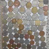 ۱۰۲ عدد سکه خارجی مختلف بی تکرار کلکسیونی