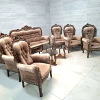 مبل استیل ۹ نفره ویکتوریا سالم و تمیز|مبلمان خانگی و میز عسلی|اصفهان, جلالیه|دیوار