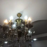 یک جفت لوستر۸ شعله برنز ،،ویک ۶شعله برنز