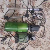 ۲عدد بخاری ۲عدد تصفیه آب آکواریوم
