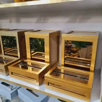 سطل وجا دستمالی اینه ای شیک اک|صنایع دستی و سایر لوازم تزئینی|قم, شهرک فاطمیه|دیوار