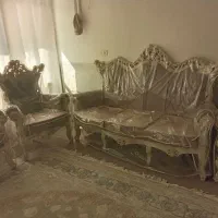 مبل استیل چوب گردو|مبلمان خانگی و میز عسلی|شاهین‌شهر, شهرک هشت بهشت|دیوار