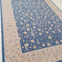سه تخته فرش نه متری گل ابریشم مناسب جهیزیه افشان