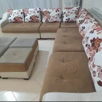 مبل ال راحتی هفت نفره دست دوم مناسب باغ و  کارگاه|مبلمان خانگی و میز عسلی|اصفهان, هزارجریب|دیوار