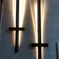 دیوار کوب چوبی