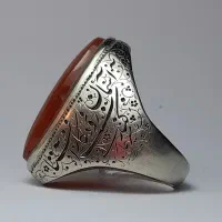 انگشتر عقیق یمنی کهنه رکاب قلم|جواهرات|تهران, اختیاریه|دیوار