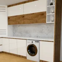 کابینت سفیدگردویی هایگلاس/استفاده نشده/دست دوم