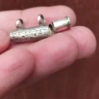 جا دعای نقره قدیمی به همراه دعا|جواهرات|تبریز, |دیوار
