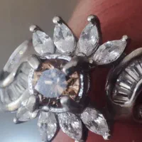 انگشترنقره زنانه برلیان