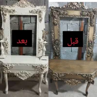 رنگ آمیزی  وتغییر رنگ انواع لوازم چوبی|خدمات پیشه و مهارت|سنندج, |دیوار