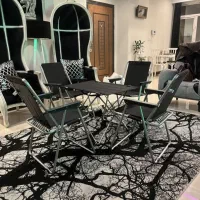 میز صندلی تاشو ست کامل نوو با کاور